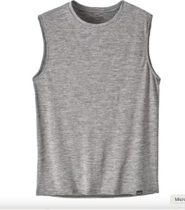 Sleeveless hiking shirt for men for the camino